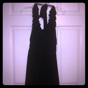 Little black ruffle dress